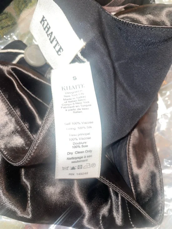 New! KHAITE Frida Satin Charmeuse Bra Top in Chocolate Brown 🤎 Small NWT! - Picture 16 of 16